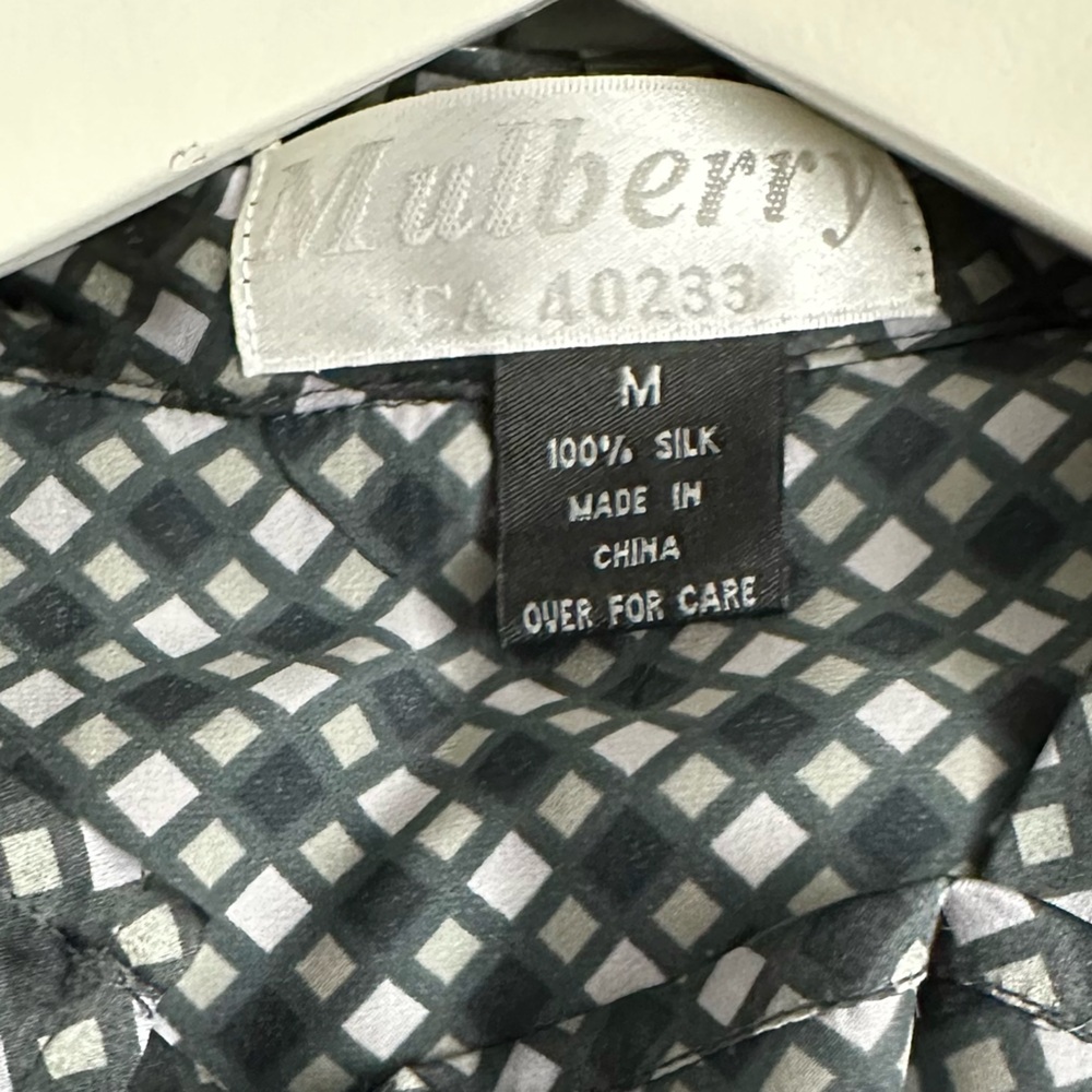 Mulberry wrap blouse